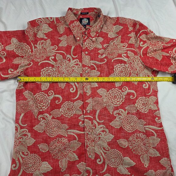 Reyn Spooner Kloth Mens Size XL Red Floral Button Front Shirt Aloha Hawaiian - Picture 6 of 9